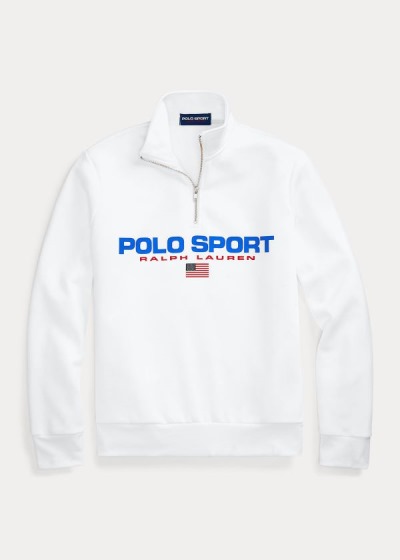 Sudaderas Polo Ralph Lauren Hombre Blancos - Polo Sport Fleece - IRFSL3658